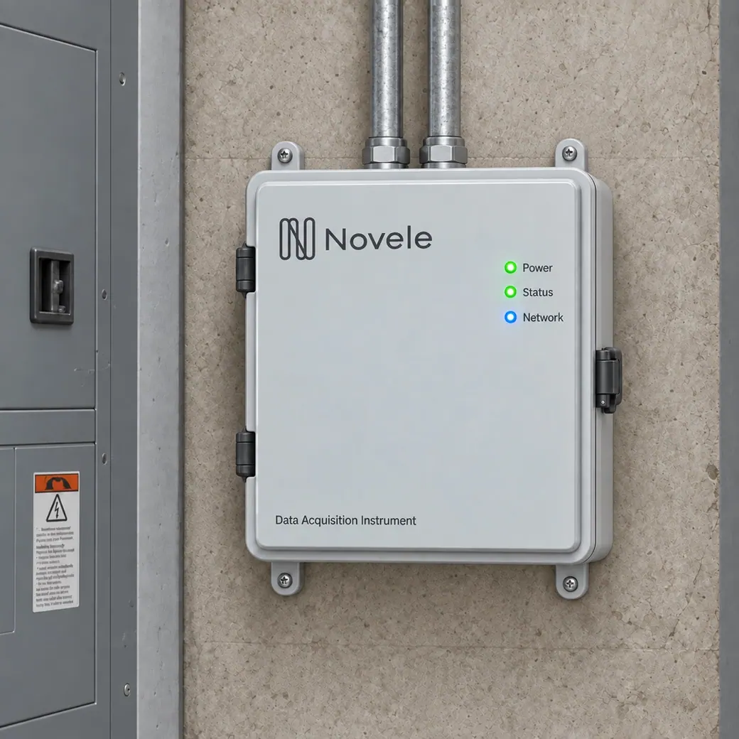 DAQBox installed at the panel