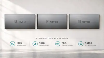 Novele’s EnergyBoard Achieves UL 1973, UL 9540 and UN 38.3 Certifications and Completes UL 9540A Testing